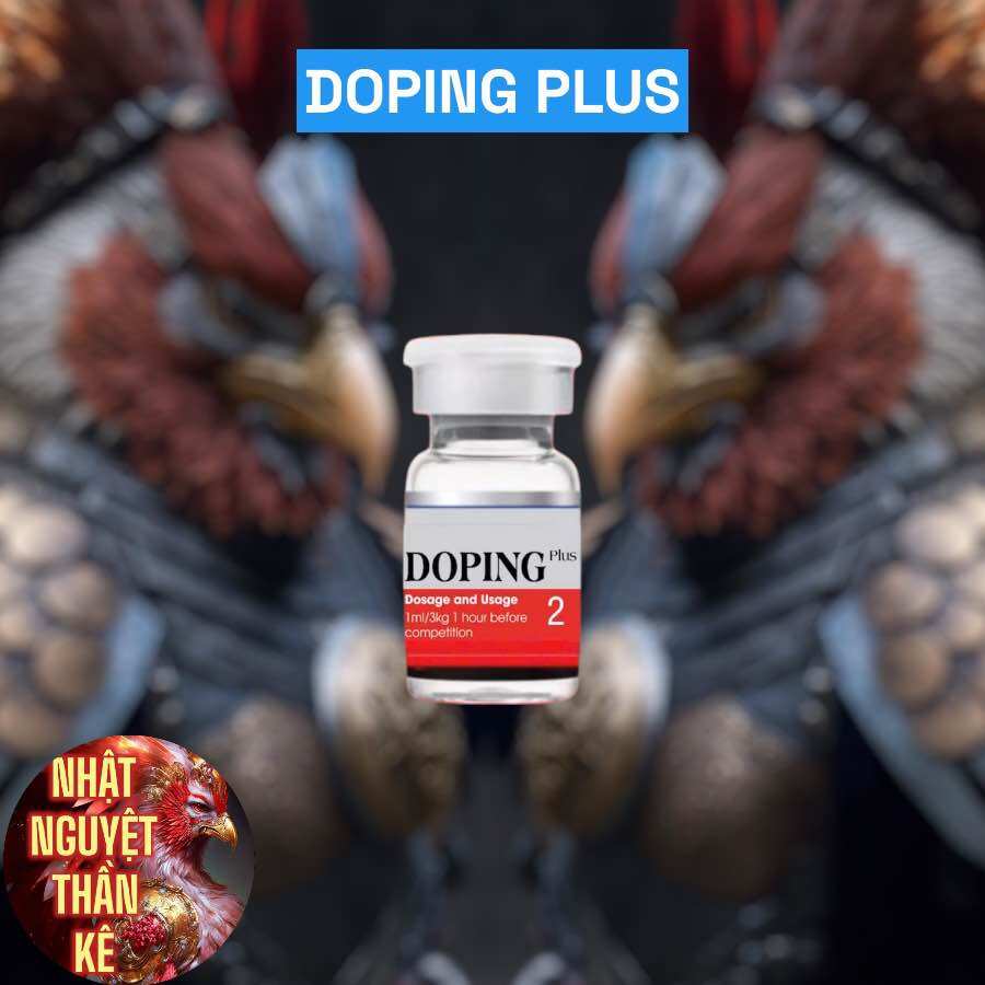 DOPING PLUS ĐỎ chích tải cựa, gồng lì cho gà đá 2 ml