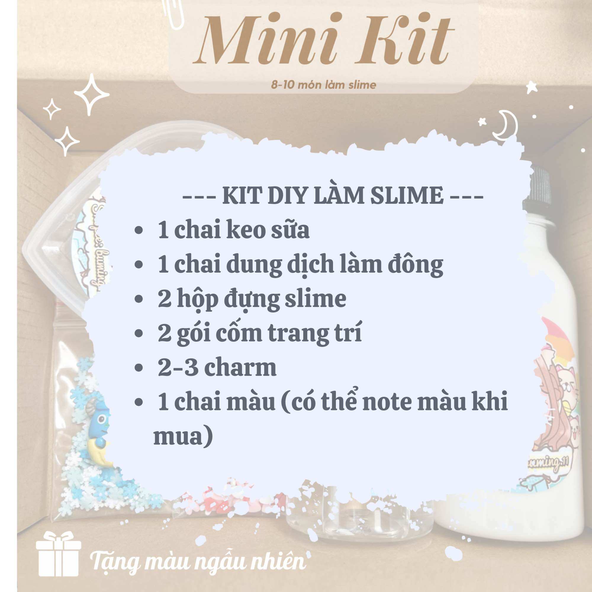 Bộ Kit Làm Slime (Mini Kit)