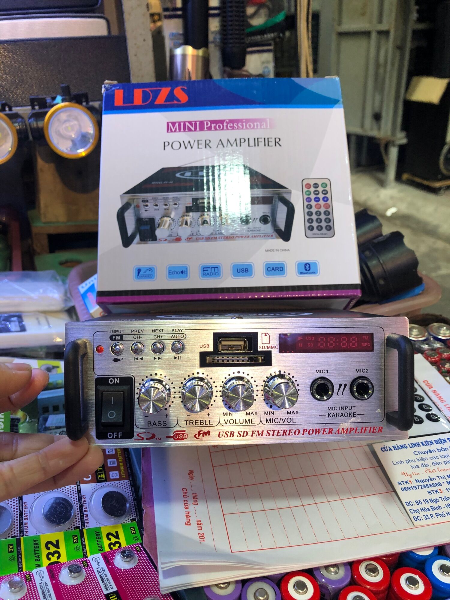 Amply mini blutooth SN-705Bt
