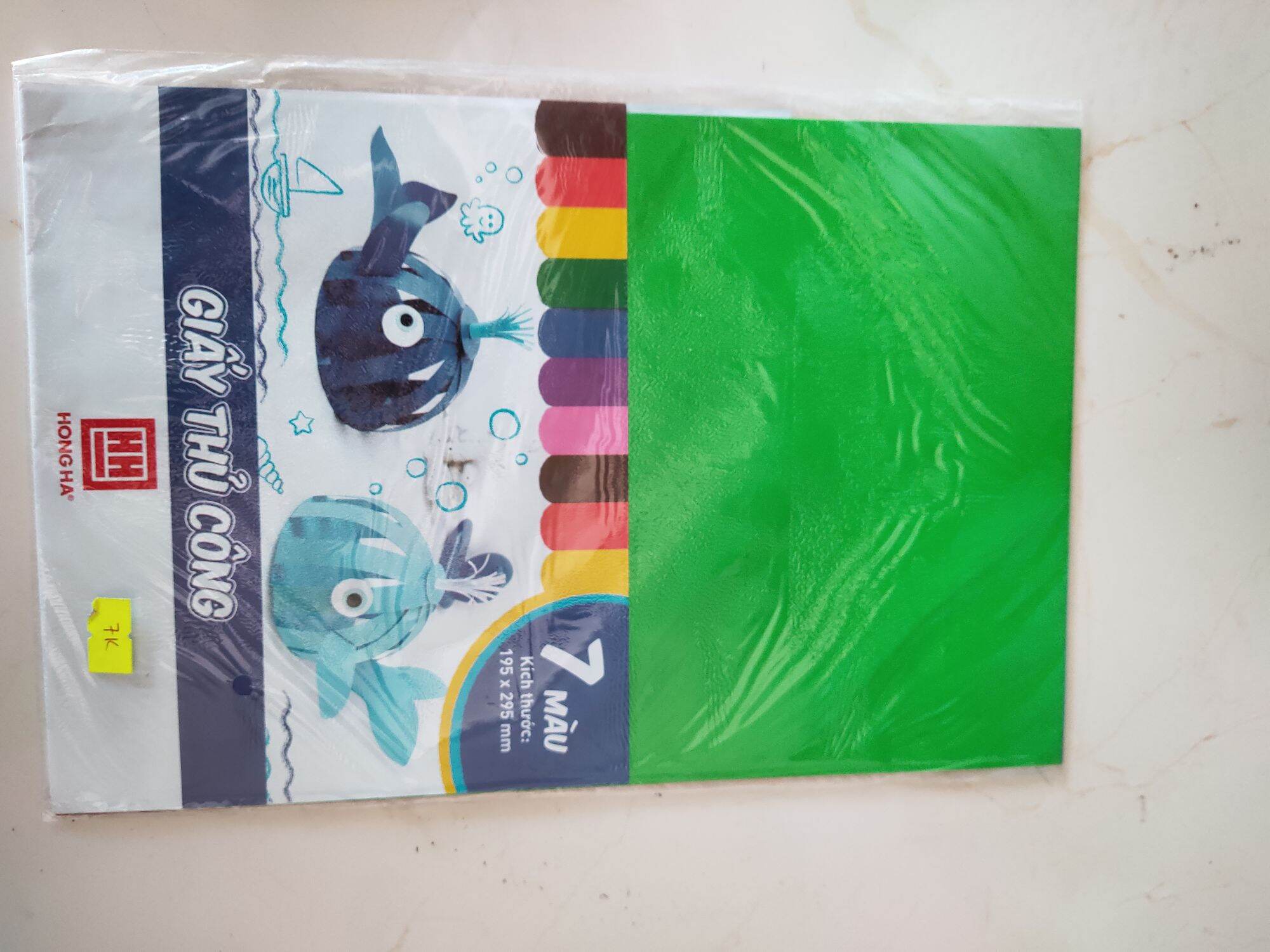 Giấy màu thủ công 7màu