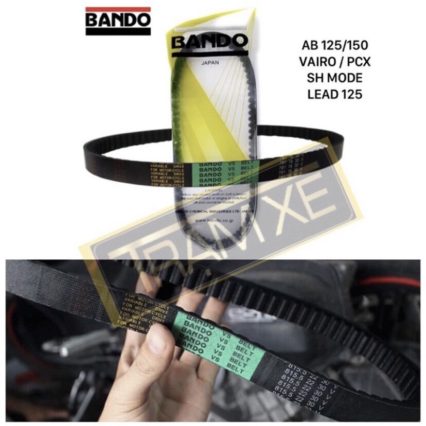 Dây curoa xe ab 125 sh mode airblade vario 150 2017 2018 2019 2020 2021 2022 2016 2015 2014 2013
