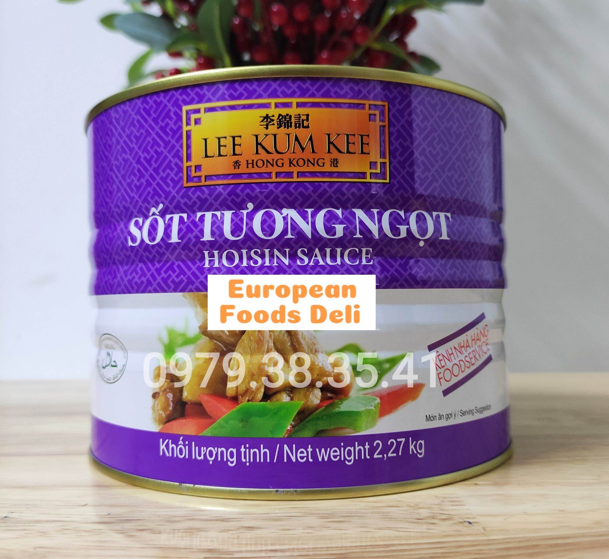 Sốt Tương Ngọt hiệu Lee Kum Kee Gia Vị Xốt HOISIN Hộp to 2KG