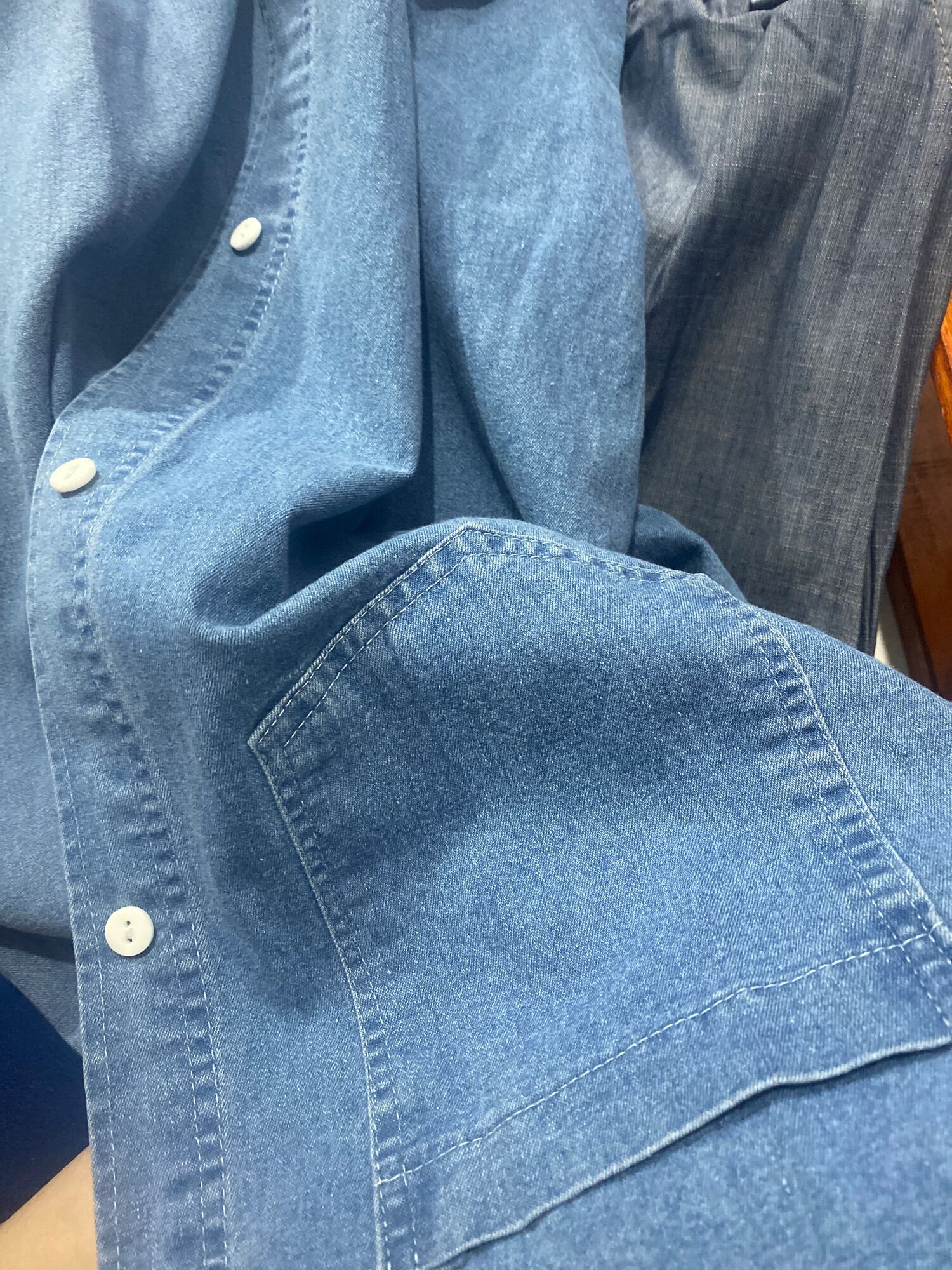 Đầm suông jean sơ mi cao cấp 38-75 kg