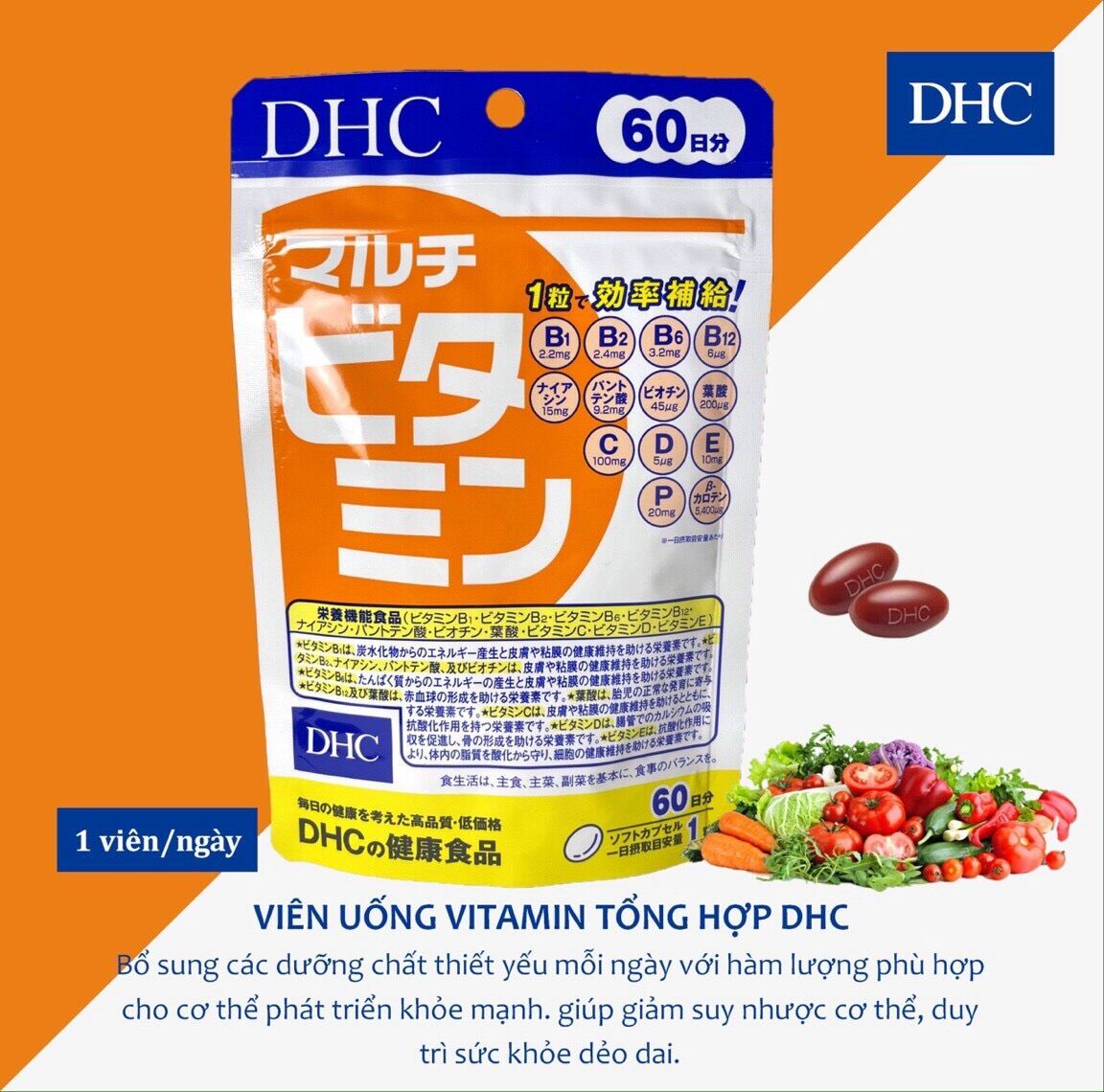 Viên Vitamin Tổng Hợp - DHC Multi Vitamin