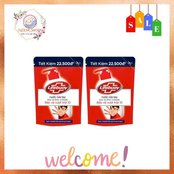 Nước rửa tay lifebouy dạng túi 450gr