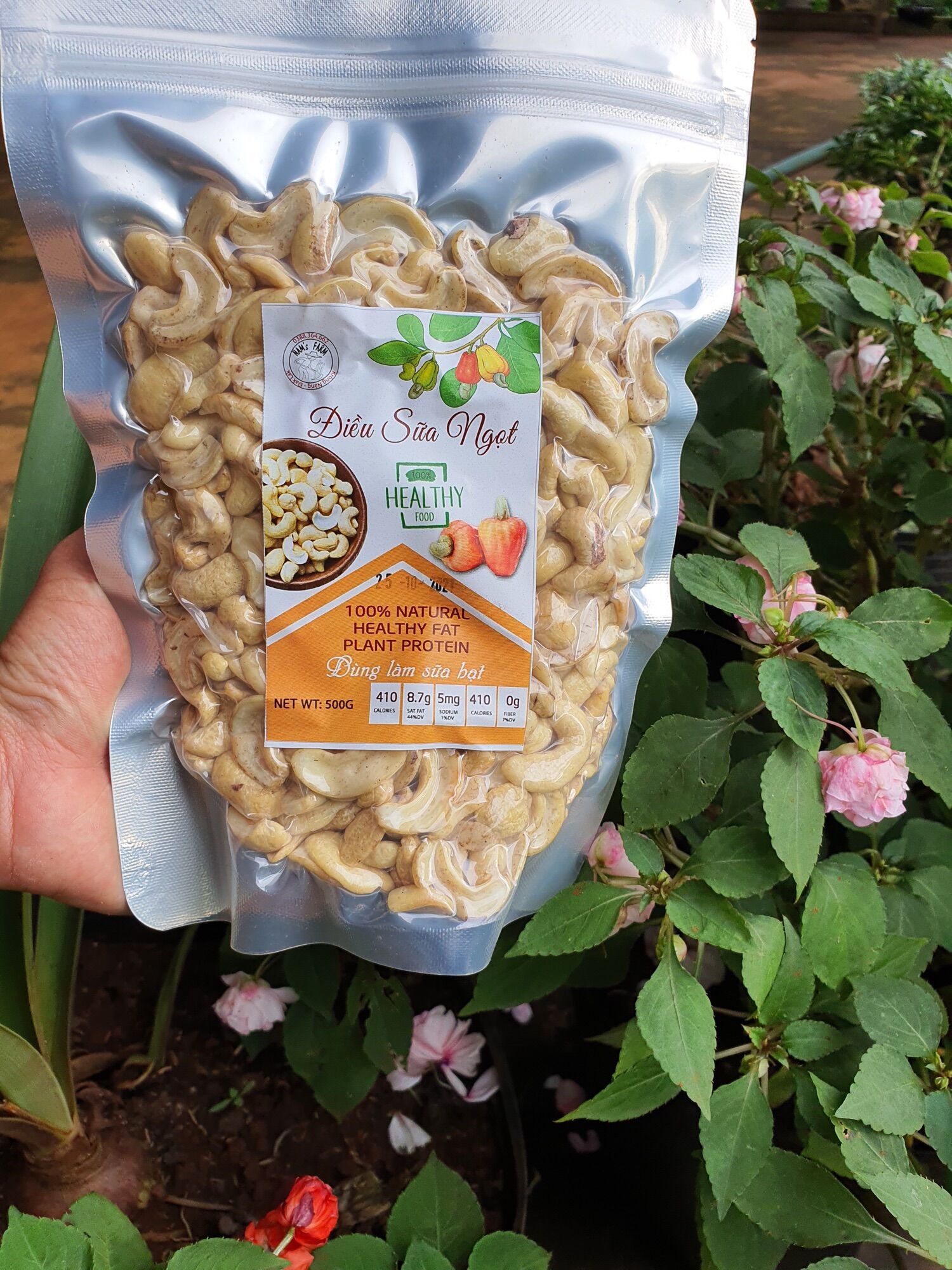 Hạt điều sữa ngọt 500gr