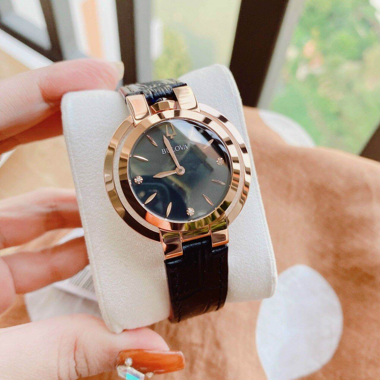 Đồng hồ thời trang cao cấp nữ chính hãng bulova rubayat 97p139