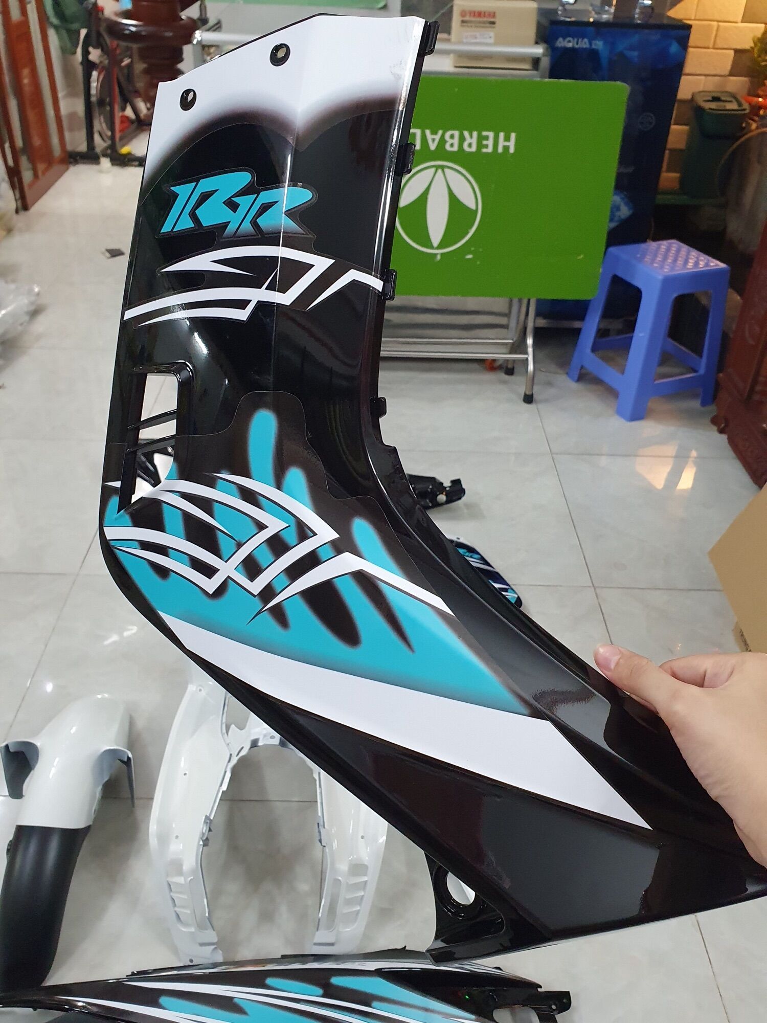 Full Bóng Ex2010 (màu trắng đen) + Tem In Rời (12 Món)