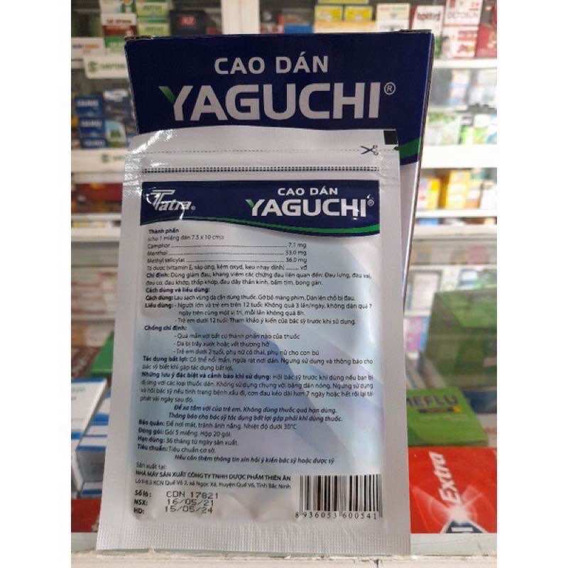 Cao Dán Thảo Dược Yaguchi - Gói 5 miếng
