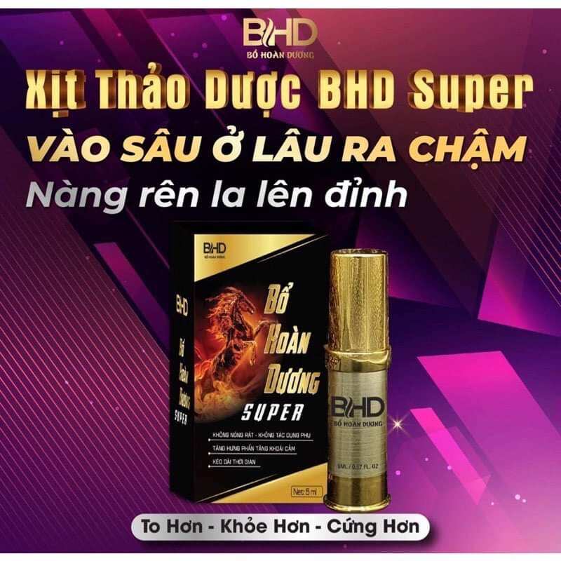 XỊT THẢO DƯỢC BHD SUPER ( CHE TÊN SP)