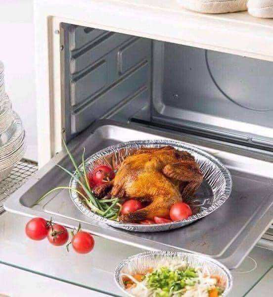 Set 50 khay giấy bạc nướng size 22
