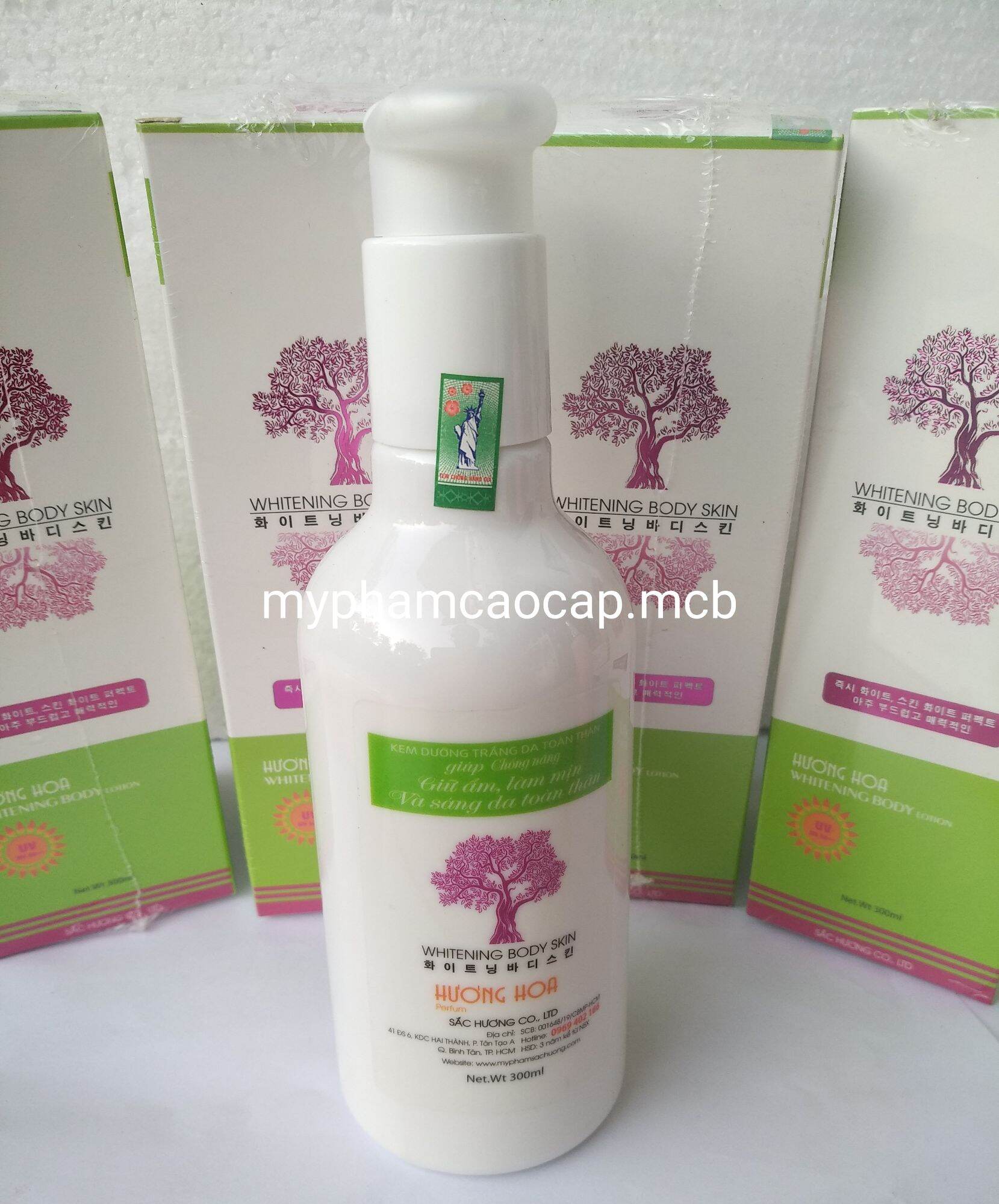Kem sắc hương body hương hoa 300ml