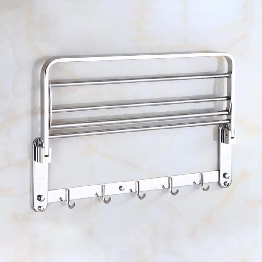 [HCM]Giá treo khăn xếp inox 304( chân đặc)