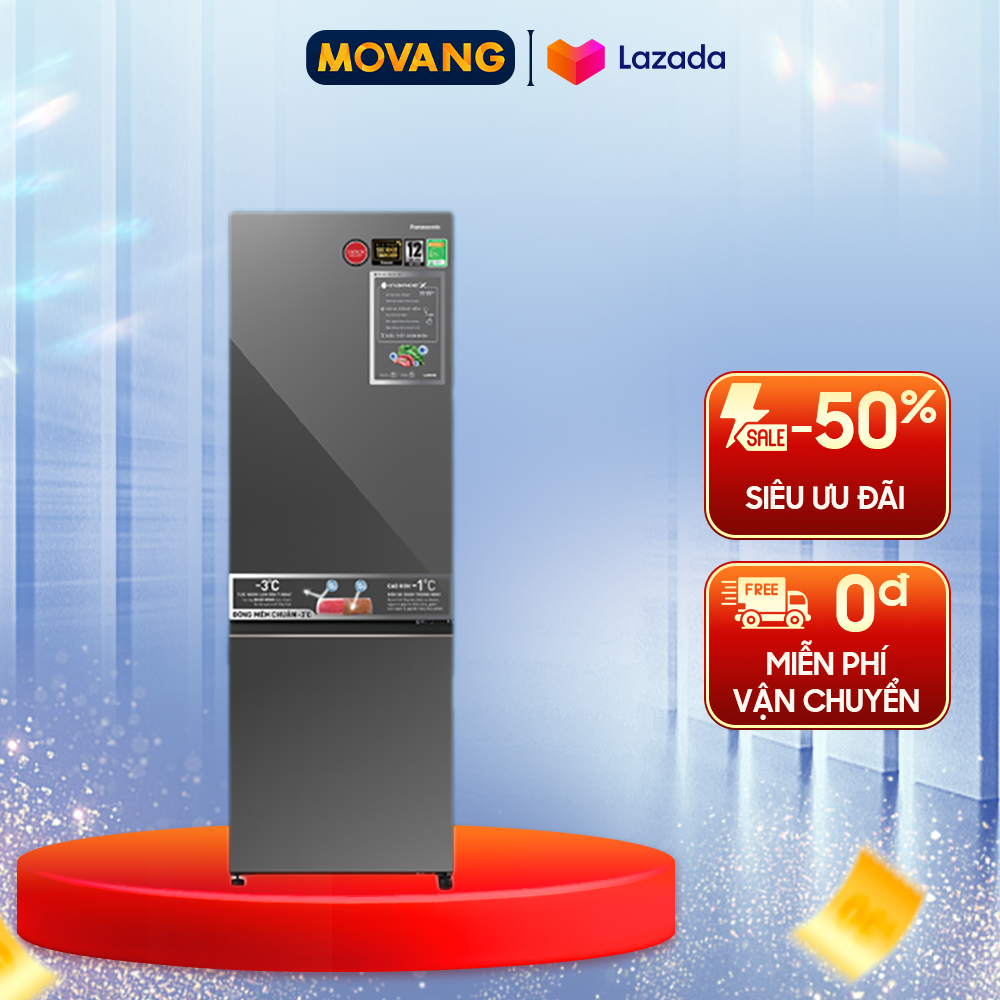 - tủ lạnh panasonic inverter 325 lít nr-bc361vgmv
