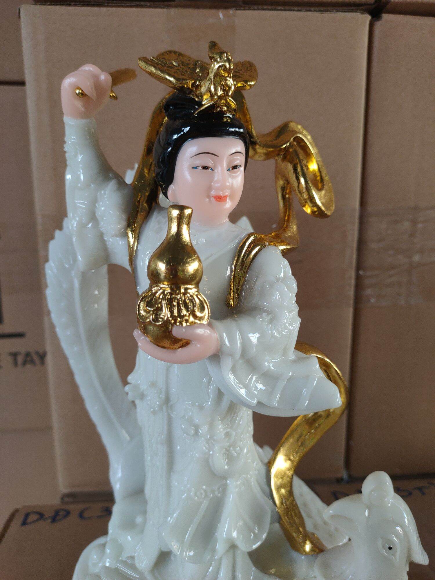 Tượng Cửu Thiên Huyền Nữ cao 30cm
