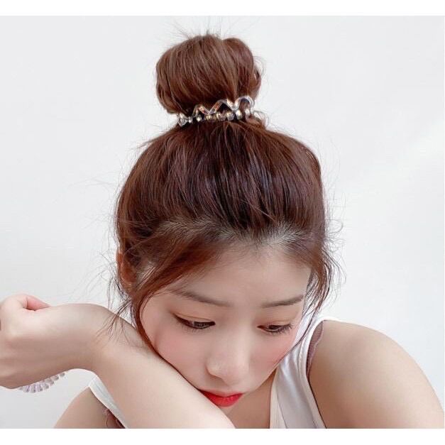 Dây cột tóc lò xo hologram Meily Store