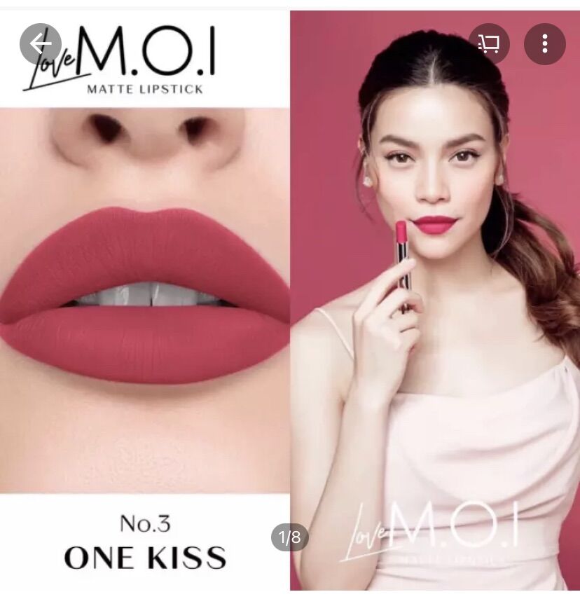 Son lỳ love moi one kiss màu hồng tươi số 03