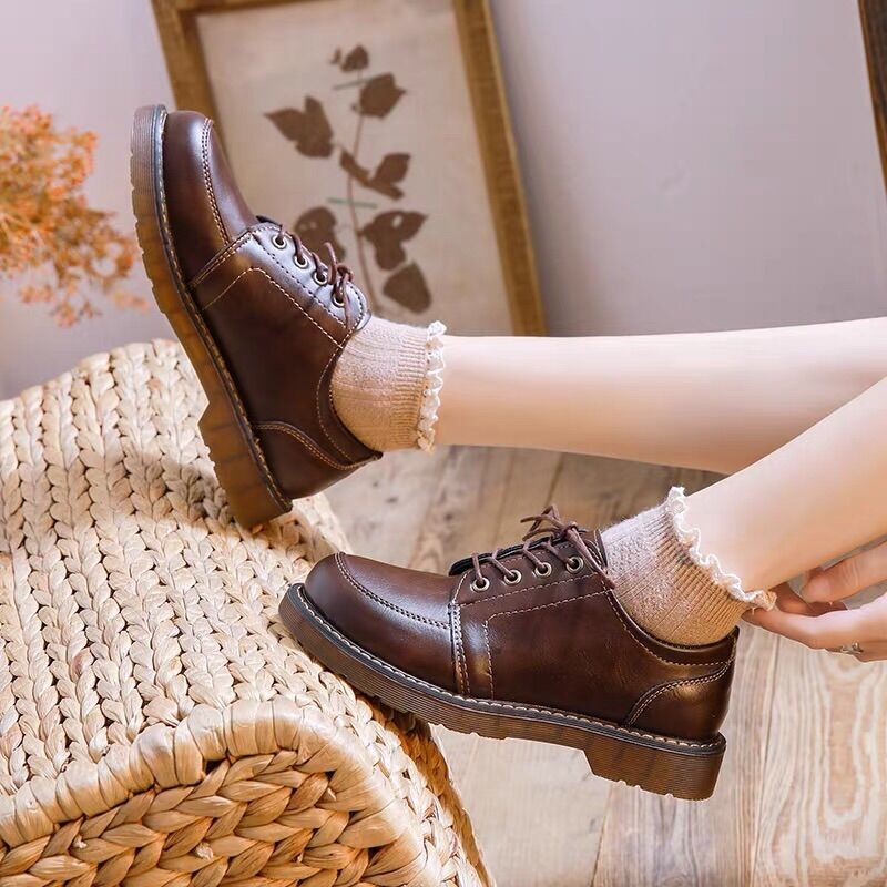 Giày oxford nữ kiểu dáng cổ điển, vintage