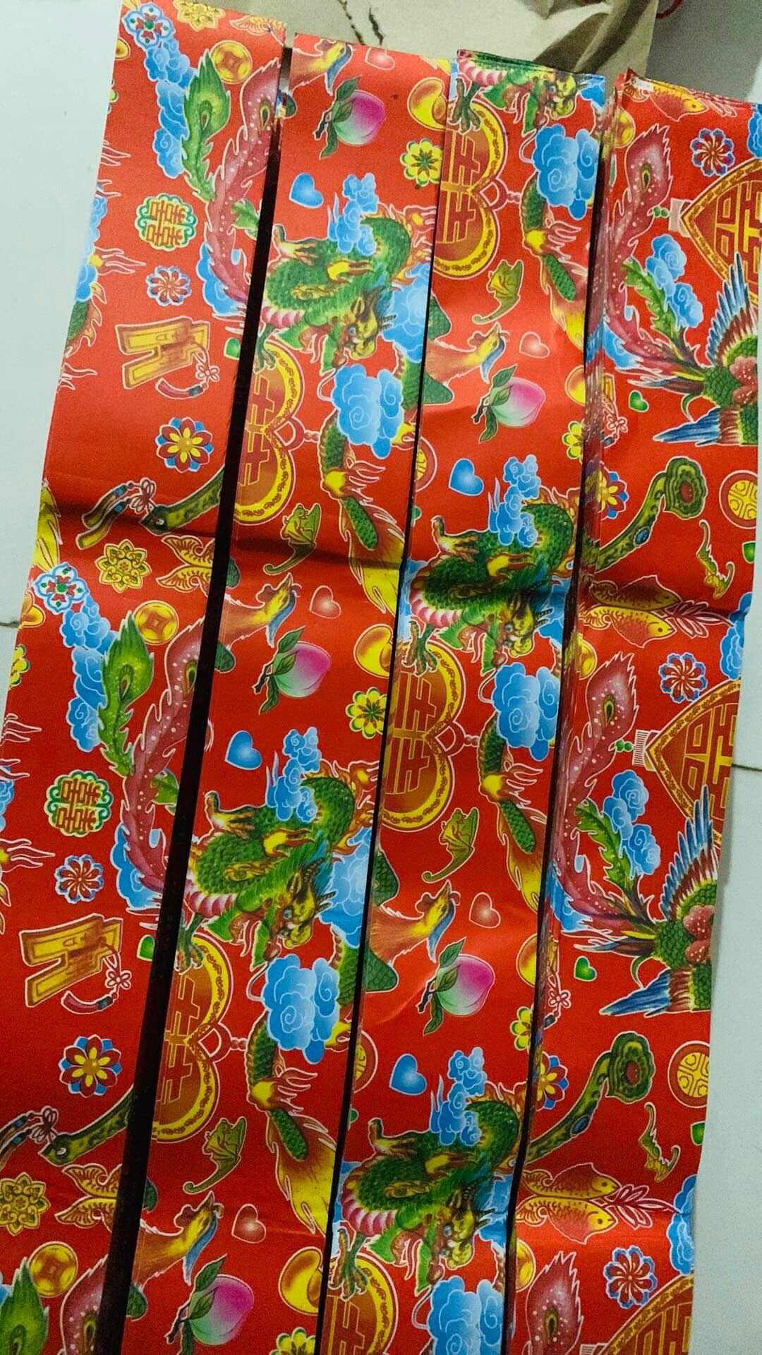 Giấy rồng phượng cắt sẵn 5x65cm . 90k/kg. ship từ 2kg
