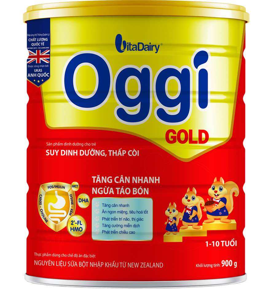 Sữa bột Oggi gold 900g