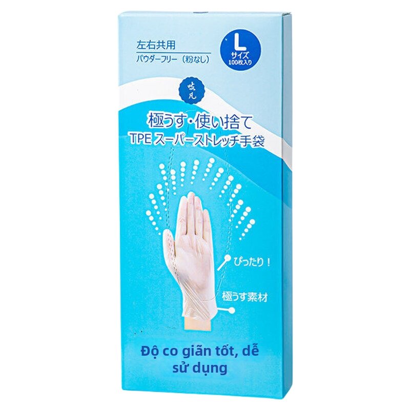 Găng Tay Dùng Một Lần Chất Lượng Thực Phẩm Bền và Dày tpe