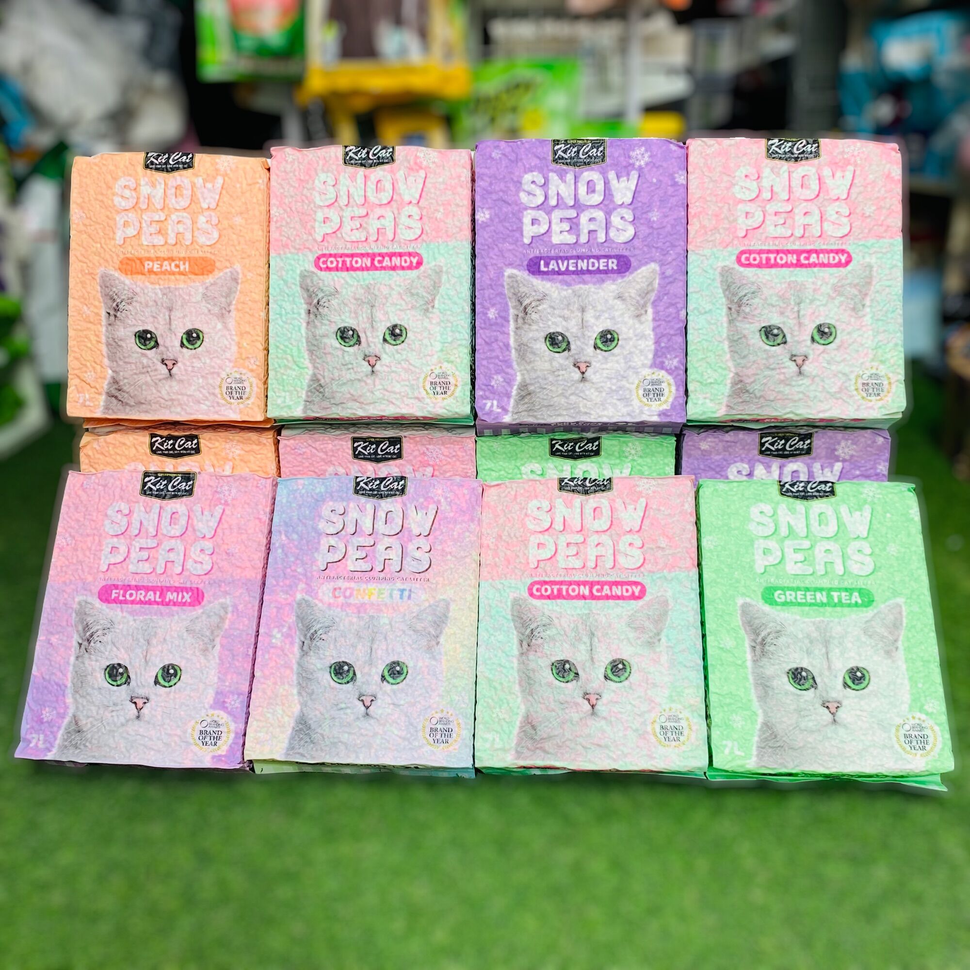 Cát vệ sinh cho mèo Snow Peas Kit Cat 7L (1,8kg)