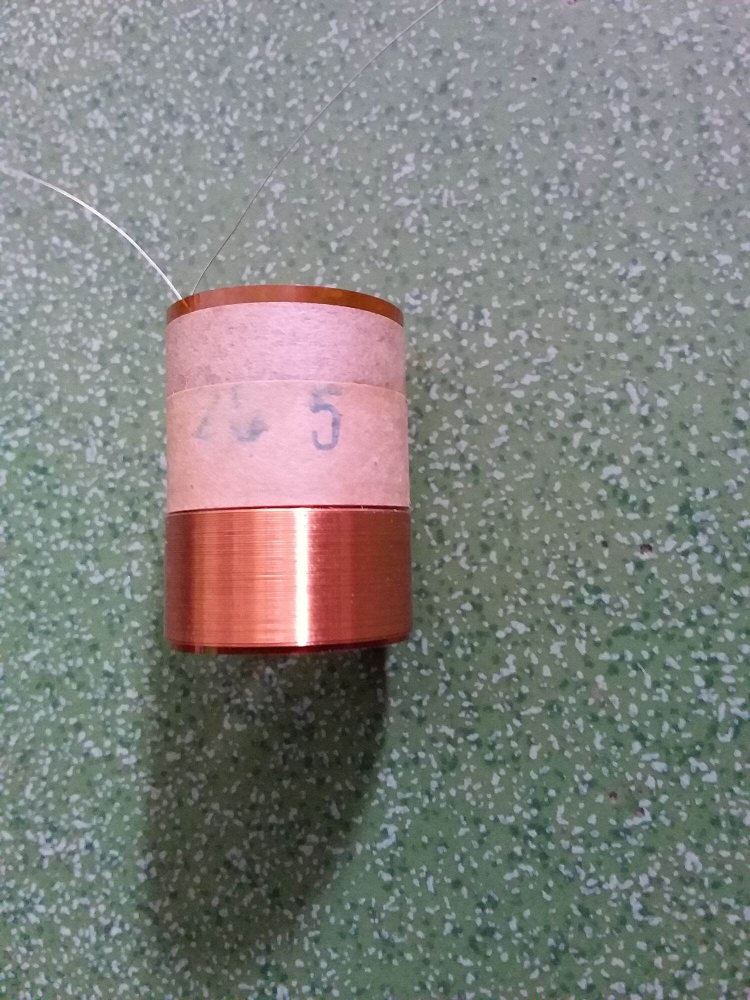 1 CHIẾC COIL LOA ĐỒNG 2 LỚP 25.5MM