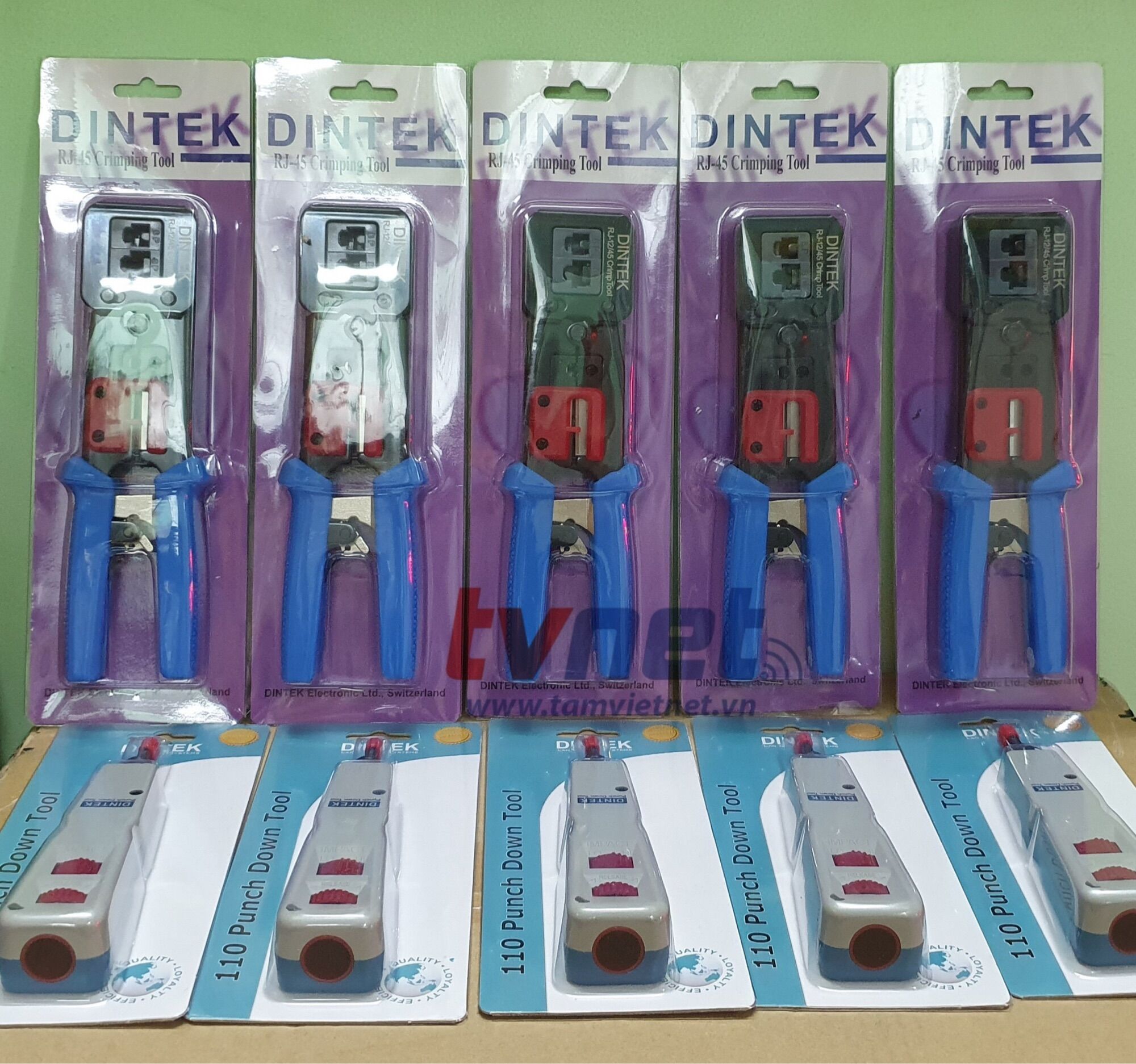 Kềm bấm mạng Dintek-Crimping tool