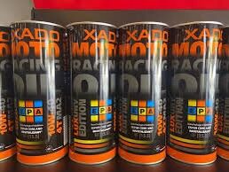 Nhớt Xado racing RF 15.5 lon 1 lít 10w-40 Full tổng họp cho xe số và xe côn tay êm xe mát máy xuất xứ hà Lan có chiết lẻ
