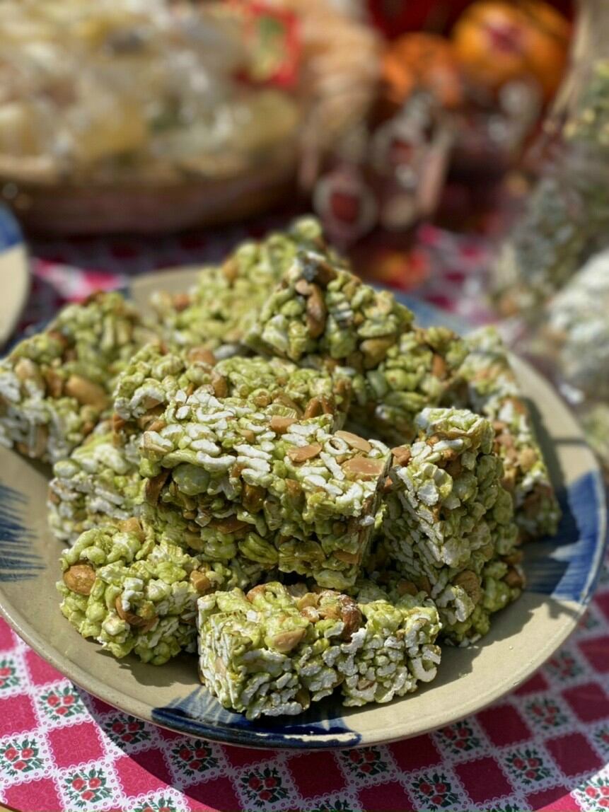500gr Bánh Cốm Cốt dừa lá dứa thơm giòn béo rất ngon
