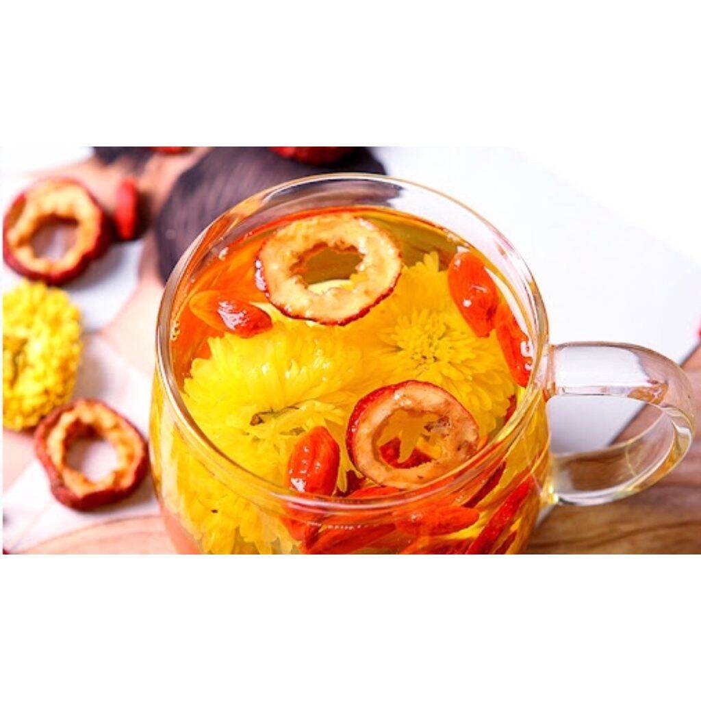 Trà Hoa Cúc Vàng Sấy Khô Loại 1( Thơm, Đẹp Như Hình )
