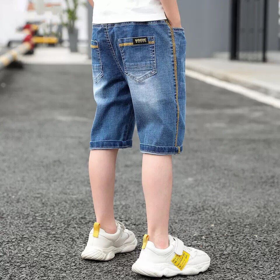 Thanh lý quần jean lửng bé trai, max 55kg, hàng có sẵn