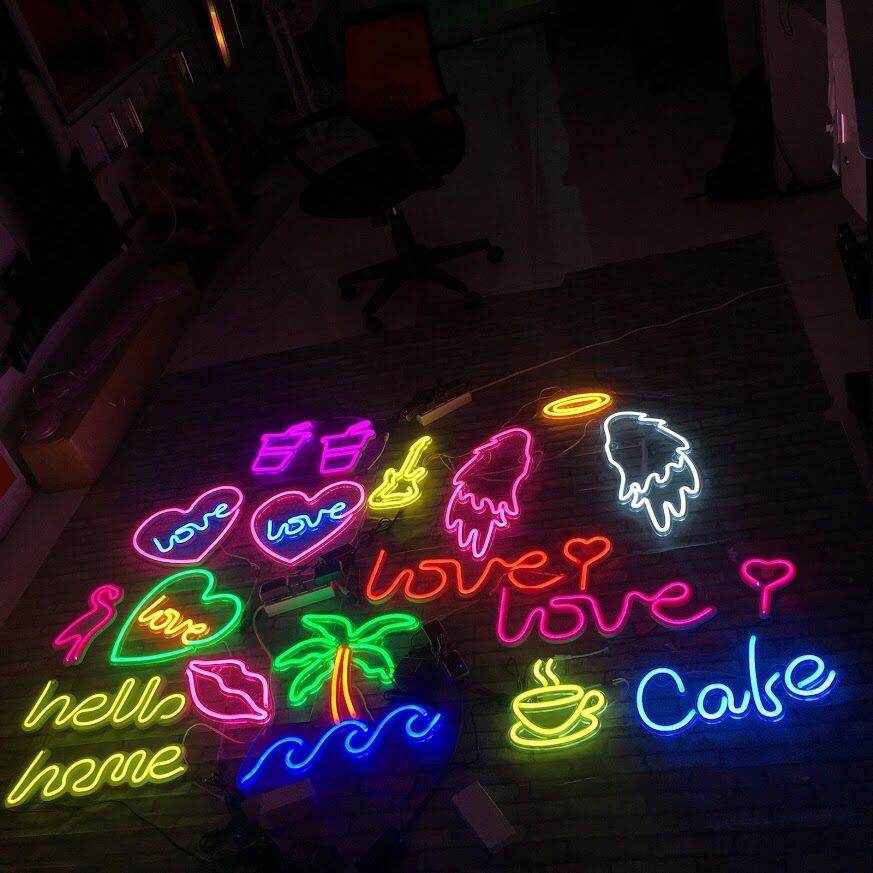 [ BỘ CÀ PHÊ] Đèn led neon trang trí, led neon decor