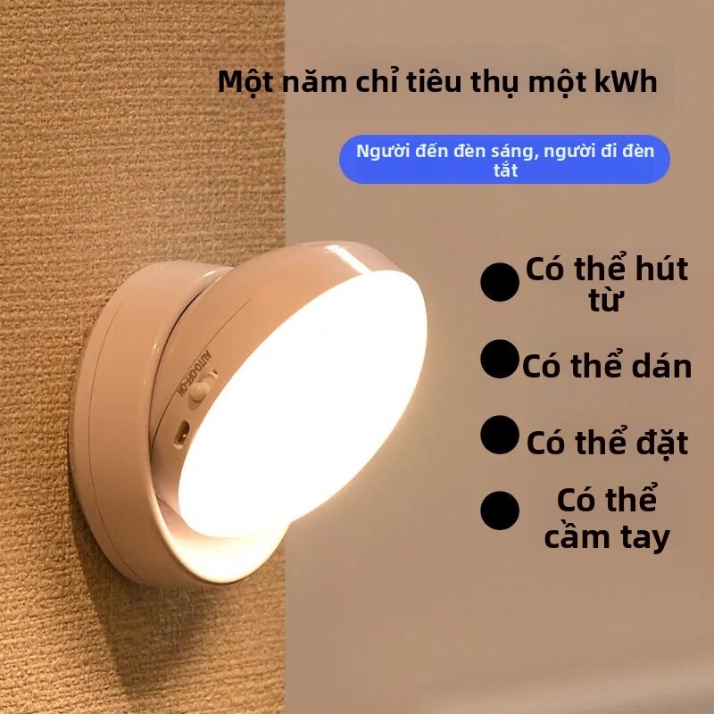 ZHANGRONGTU | Đèn Tường Không Dây Sạc Lại Được Bên Cạnh Giường