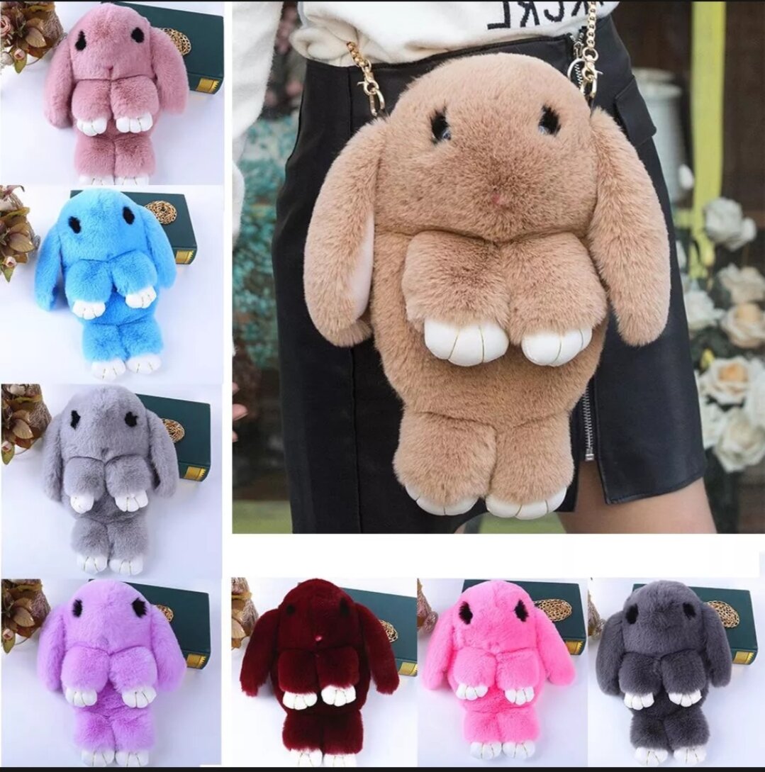 Túi Đeo Chéo Thỏ Bông Xinh Xắn