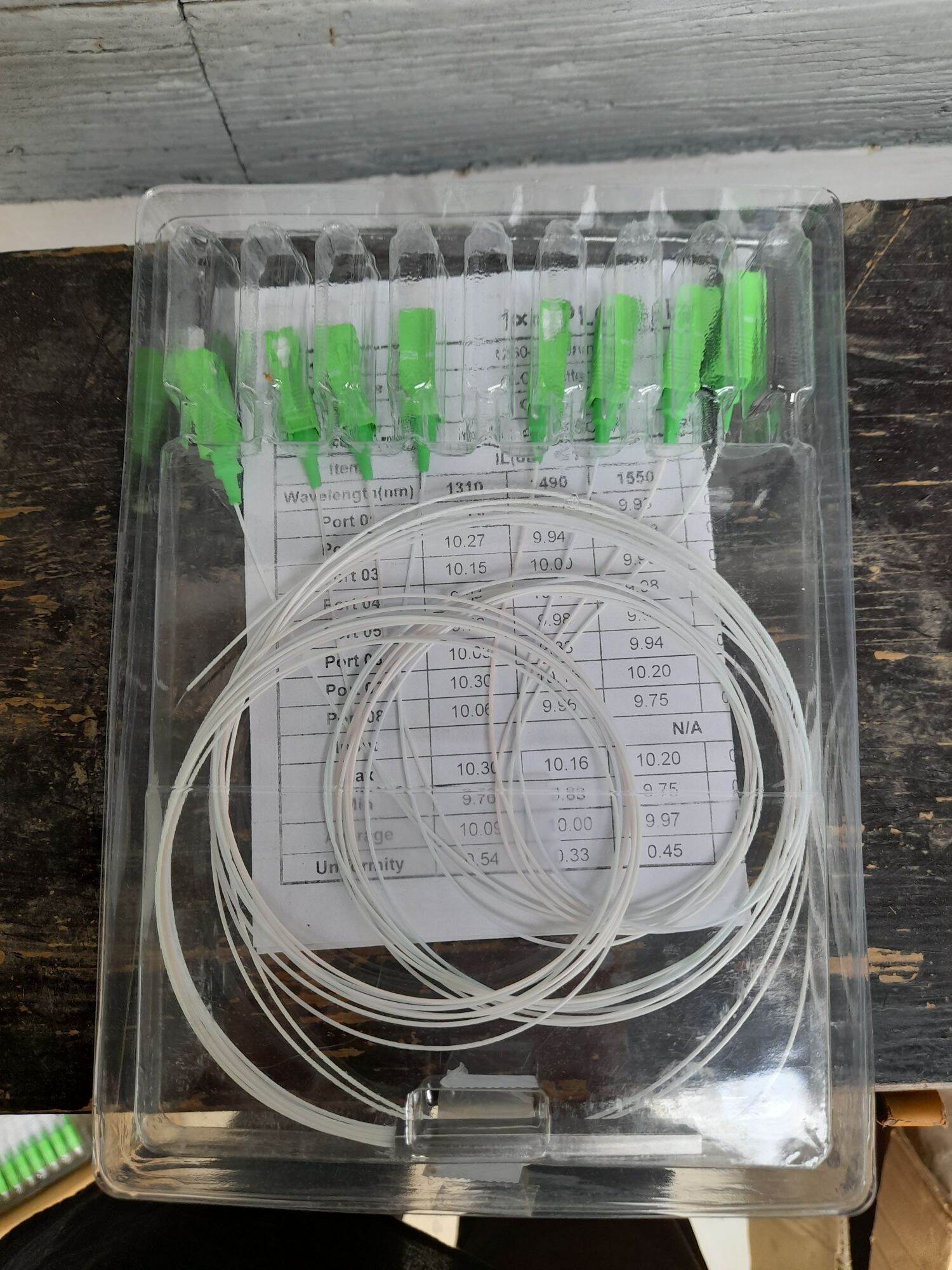Bộ chia quang có connector 1:8