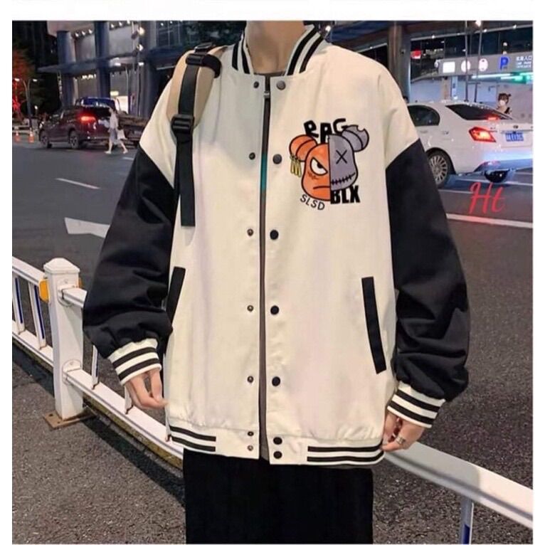 Áo khoác bomber gió quỷ RAG chất gió mặc bốn mùa