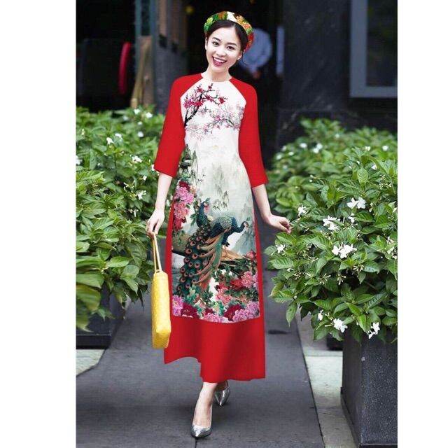 💥 siêu khuyến mãi # áo dài lụa hàn quốc + quà tặng