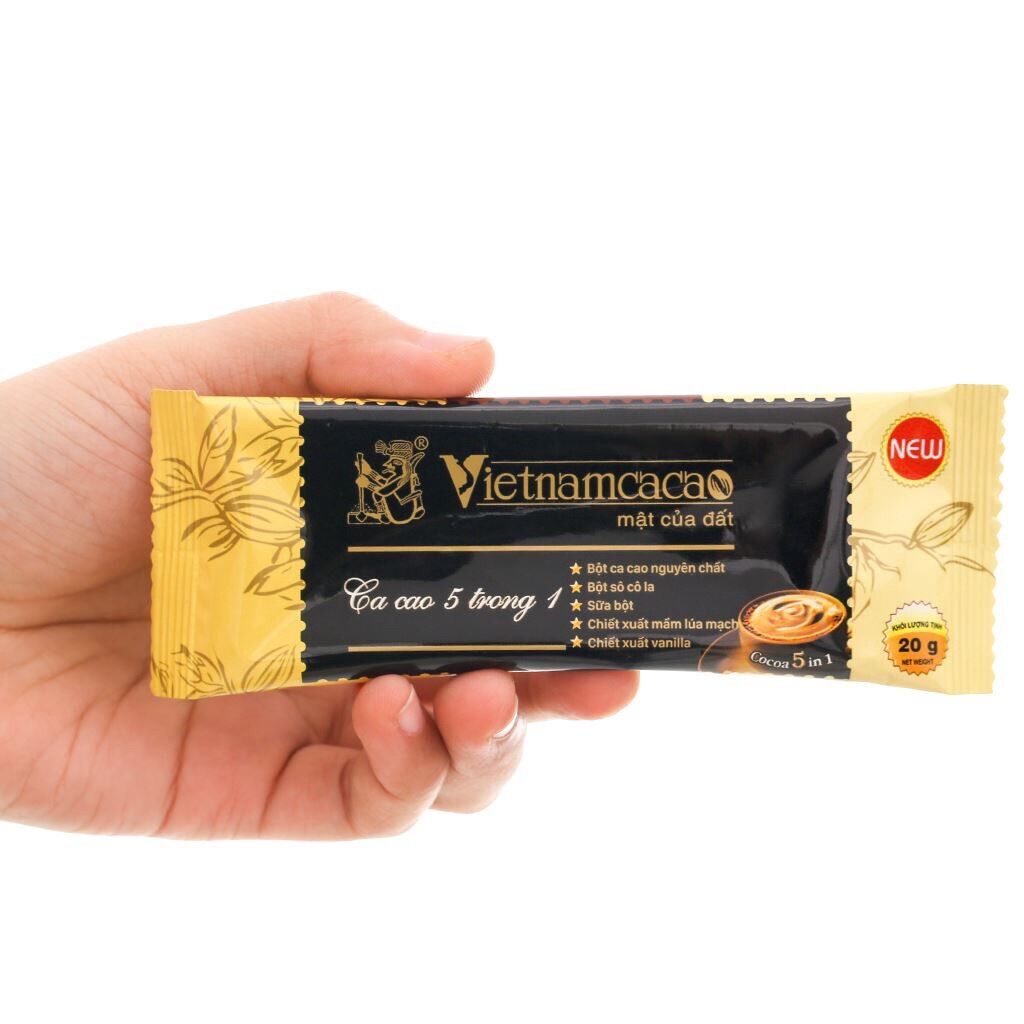 Bột Ca Cao 5in1 Vietnamcacao Túi 320G (16 gói)