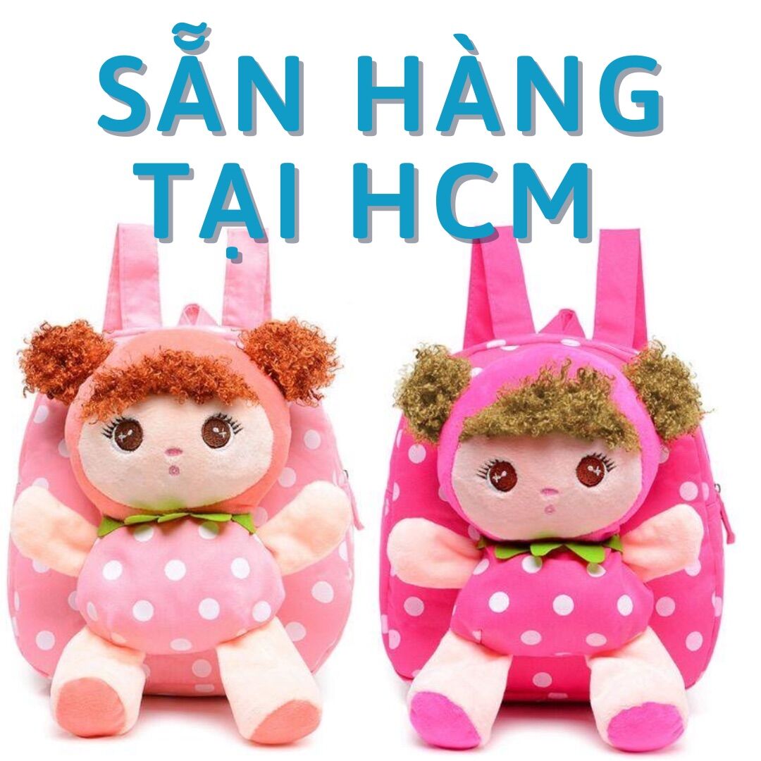 Ba lô hình búp bê dễ thương cho bé gái