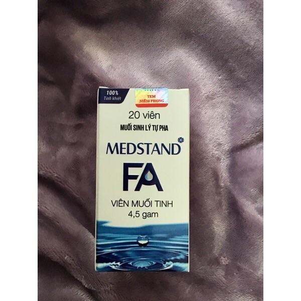 Viên muối sinh lý tinh khiết tự pha (Hộp 20 viên)