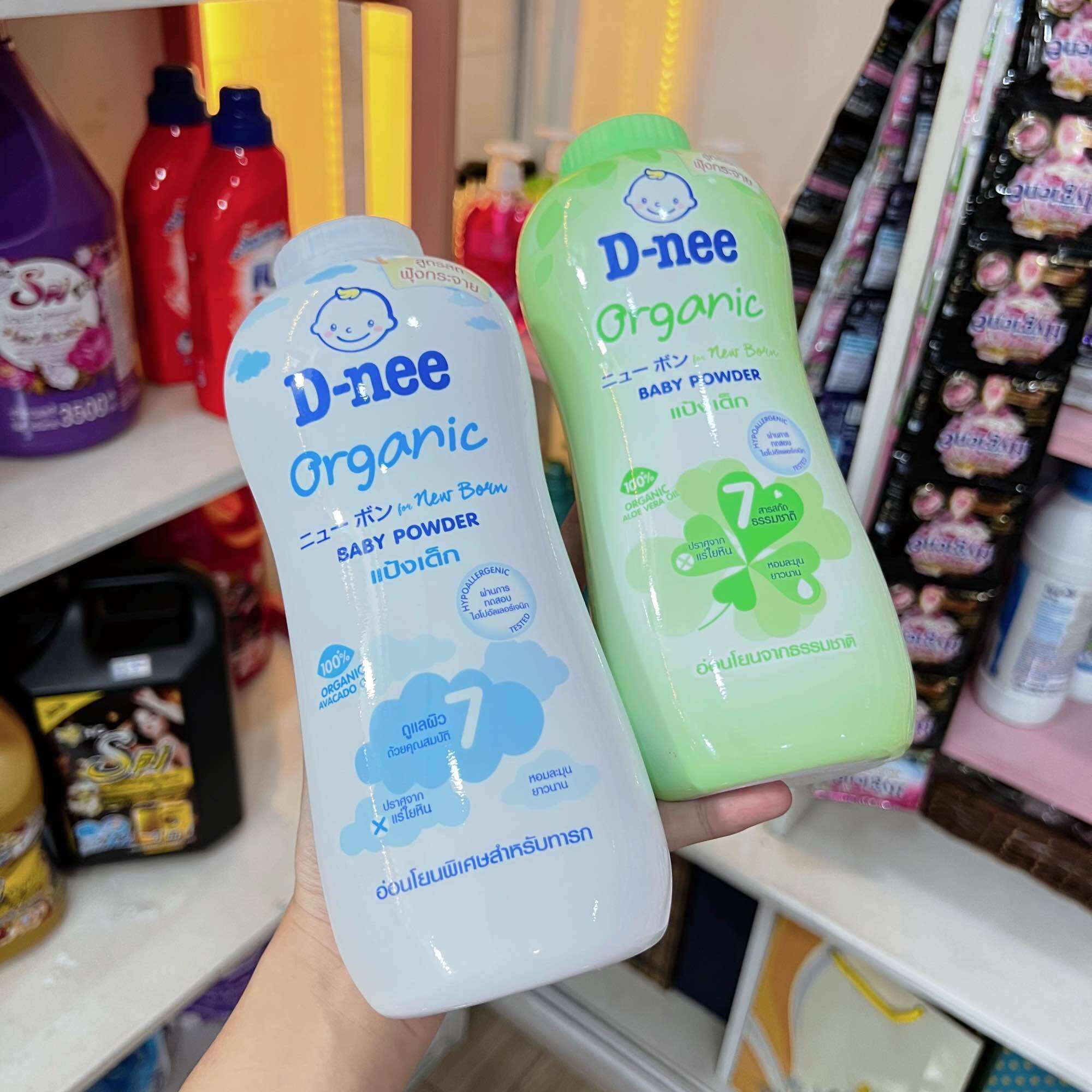 1 Chai Phấn Rôm, Phấn Thơm Dnee Thái Lan 350g cho bé phấn thơm dễ chịu an toàn cho da bé sử dụng