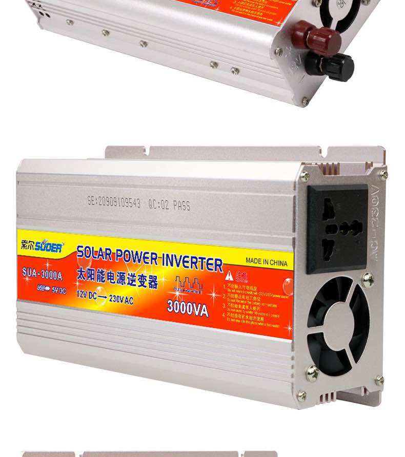 Máy Đổi Nguồn Điện 12V-220V 3000W SUDER SUA-3000A