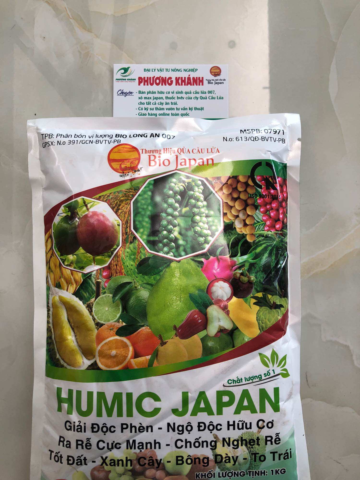 Phân bón Humic Japan [Ra rễ cực mạnh, tốt đất, xanh cây, bông dày, to trái]