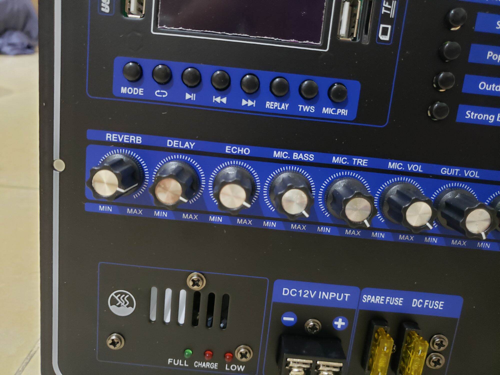 mạch loa kéo 4 tấc đôi echo reverb