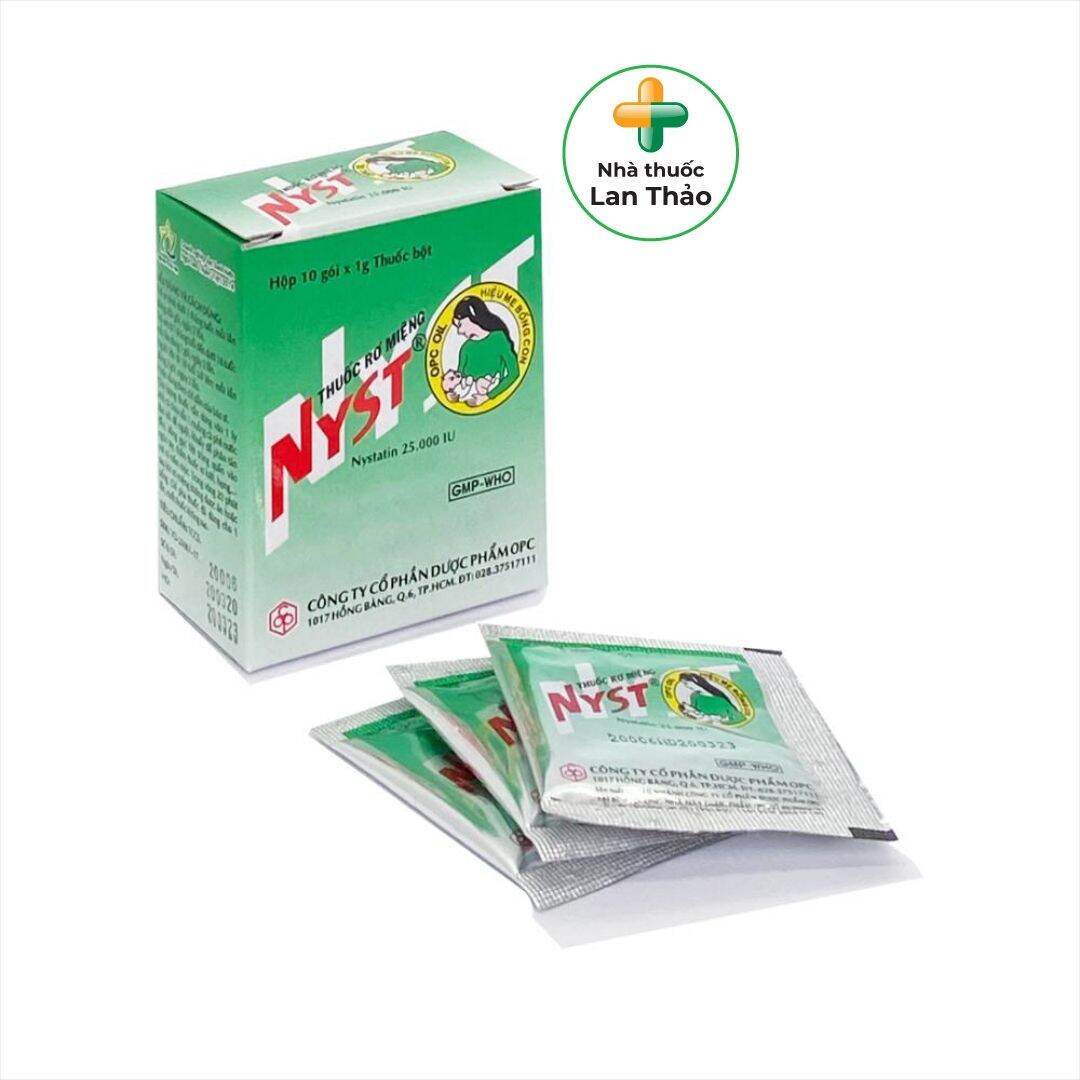 DUNG DỊCH RƠ LƯỠI CHO BÉ NYST HỘP 10 GÓI