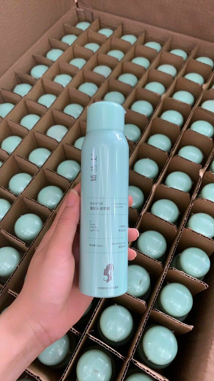 Dầu Gội Khô Dạng Xịt Tóc Tạo Phồng Tóc 150ml