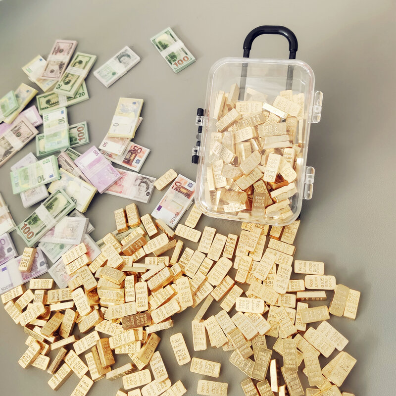 Đồ Chơi Tiền Xu Bằng Giấy Mô Phỏng Mini Đồ Chơi Mô Phỏng BJD Đồ Chơi Giả Vờ Đồ Chơi Tiền Xu Mỹ Đồ Ch