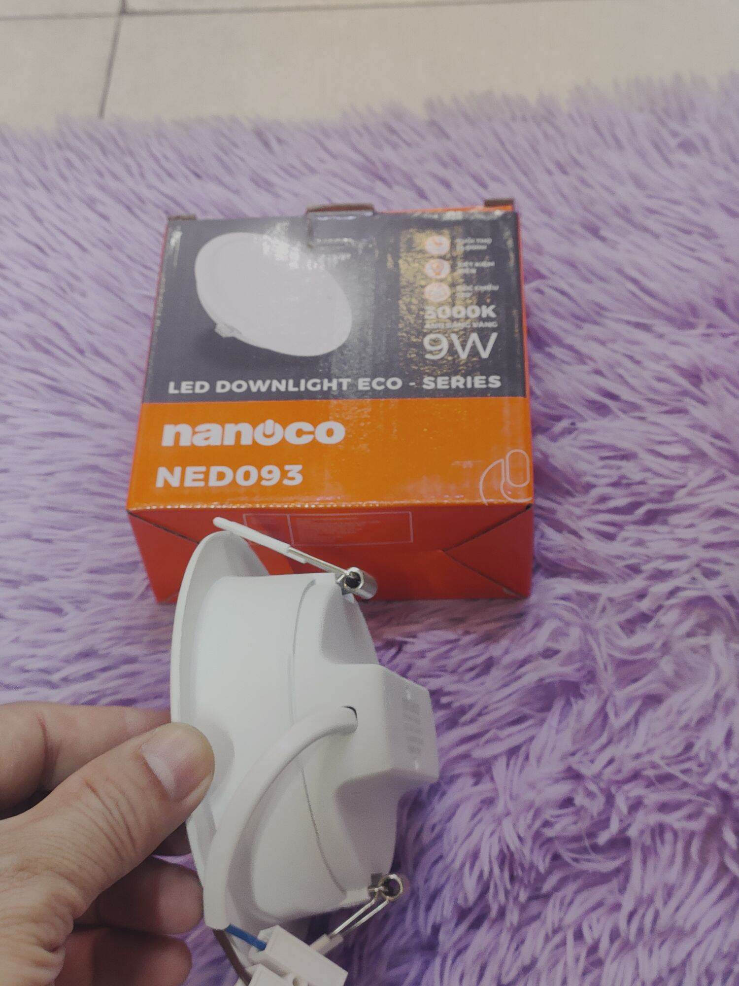 Âm trần nanoco 7w-9w-12w(đ90-110mm)
