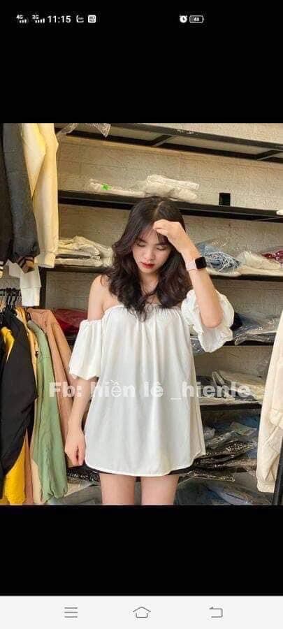 [CHỈ 15 - 17.4 HOÀN TIỀN 15%] Đầm bẹt vai tay phồng